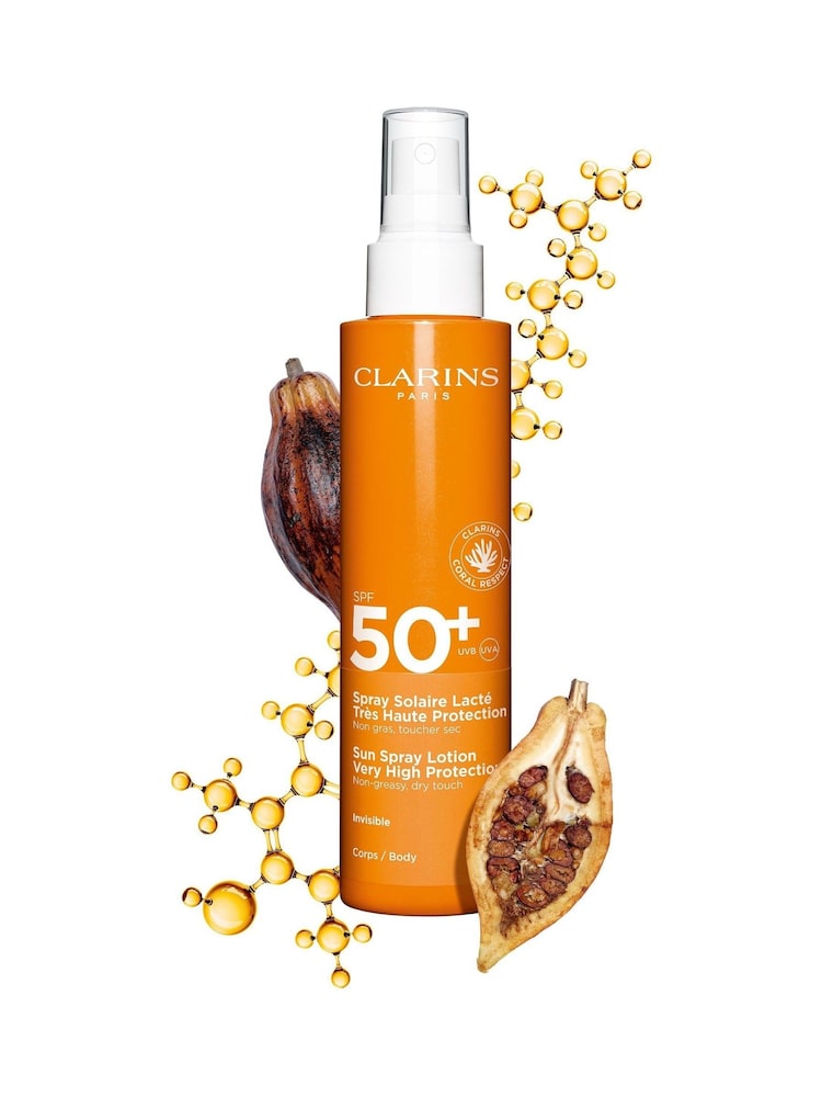 Clarins Sun Spray Lotion Very High Protection SPF 50 150ml - Image 2 of 5