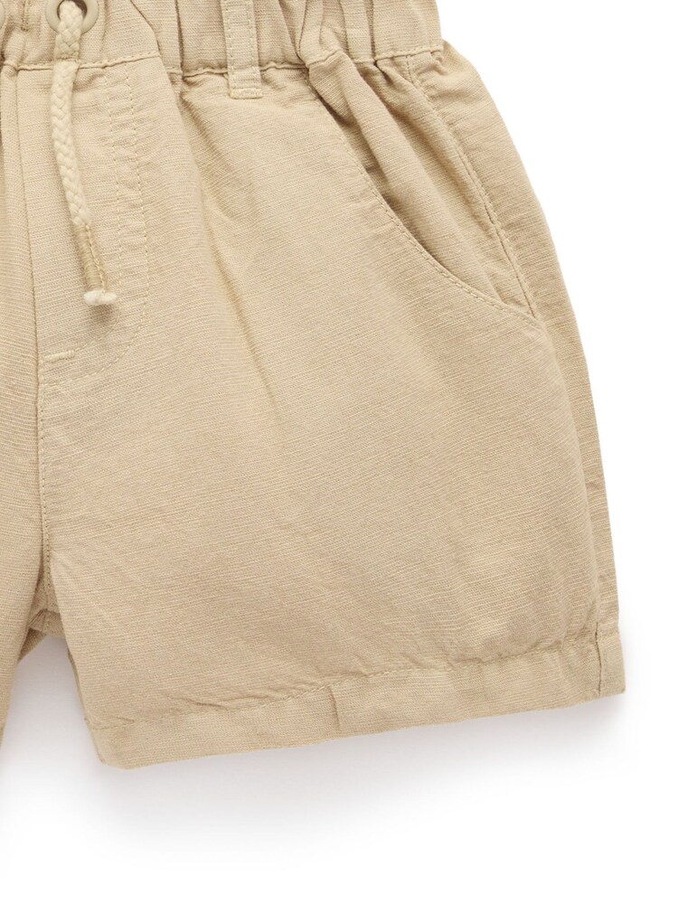 Purebaby Natural Linen Blend Shorts - Image 5 of 5