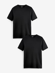 Black Short Sleeve Thermogen Tops 2 Pack - Image 1 of 10