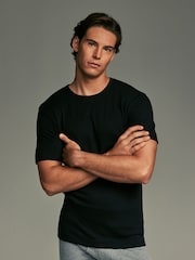 Black Short Sleeve Thermogen Tops 2 Pack - Image 2 of 10