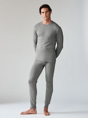 Charcoal Grey 2 Pack Thermal Long Sleeve Top 2 Pack - Image 1 of 7