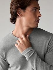 Charcoal Grey 2 Pack Thermal Long Sleeve Top 2 Pack - Image 3 of 7