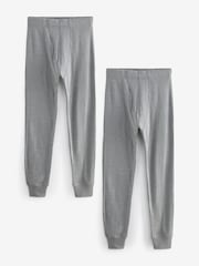 Charcoal Grey 2 Pack Thermal Leggings - Image 1 of 10
