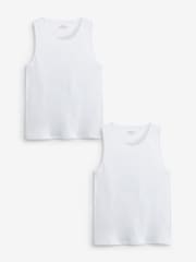 White Thermal Tops 2 Pack - Image 1 of 8