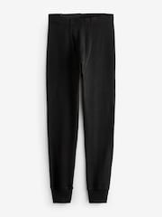 Black Short Sleeve Thermal Top and Leggings Set - Image 7 of 9