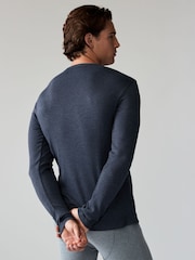 Navy Blue Thermal Long Sleeve Top 2 Pack - Image 3 of 8