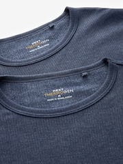 Navy Blue Thermal Long Sleeve Top 2 Pack - Image 7 of 8