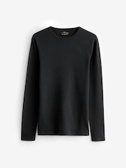 Черный - Thermogen Long Sleeve Top and Leggings Set - Изображение 6 из 9