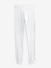 White Long Sleeve Thermal Top and Leggings Set - Image 6 of 8