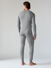 Charcoal Grey Long Sleeve Thermal Top and Leggings Set - Image 2 of 9