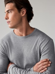 Charcoal Grey Long Sleeve Thermal Top and Leggings Set - Image 3 of 9