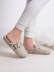 Totes Nude Isotoner Felt Clogs With Ultra Comfort Foam & Pillowstep - Image 1 of 5