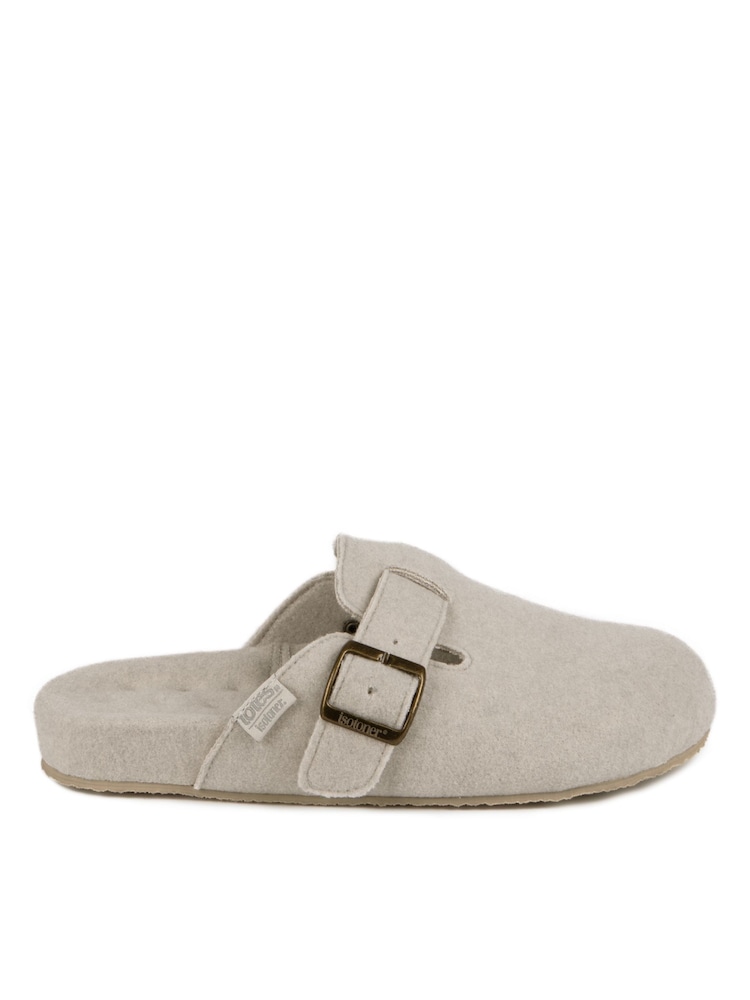 Totes Nude Isotoner Felt Clogs With Ultra Comfort Foam & Pillowstep - Image 2 of 5