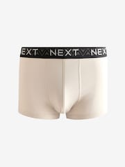 Neutral/Black Pattern Hipsters Boxers 4 Pack - Image 5 of 7