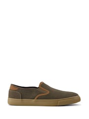 Toms Vegan Baja Slip On Trainers - Image 1 of 6