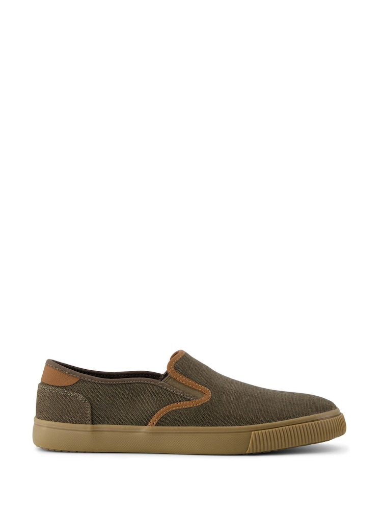 Toms Vegan Baja Slip On Trainers - Image 1 of 6