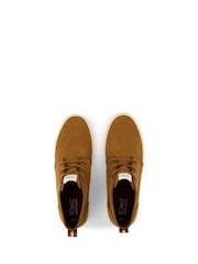 Toms Carlo Mid Terrain Brown Trainers In Water Resistant Walnut Leather - Image 5 of 5