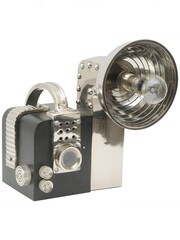 Libra Interiors Black/Silver Lichfield Camera Lamp - Image 2 of 2