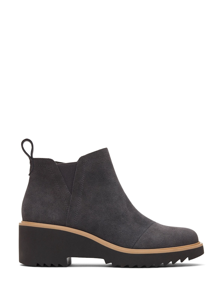 Toms Maude Mid Wedge Suede Boots - Image 1 of 5