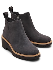Toms Maude Mid Wedge Suede Boots - Image 2 of 5