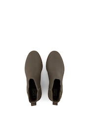 TOMS Hailey Black Boots in Water Resistant Leather - Image 4 of 5