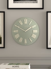 Jones Clocks Sage Green Strand Wall Clock - Image 1 of 4