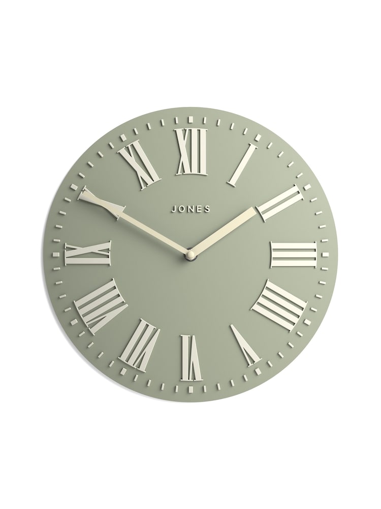 Jones Clocks Sage Green Strand Wall Clock - Image 2 of 4