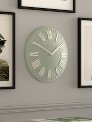 Jones Clocks Sage Green Strand Wall Clock - Image 4 of 4