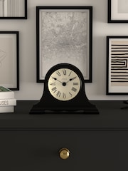 Jones Clocks Black Speakeasy Roman Numeral Mantel Clock - Image 1 of 4