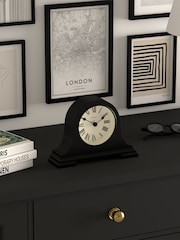 Jones Clocks Black Speakeasy Roman Numeral Mantel Clock - Image 4 of 4