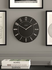 Jones Clocks Blizzard Grey Juke Wall Clock - Image 1 of 4
