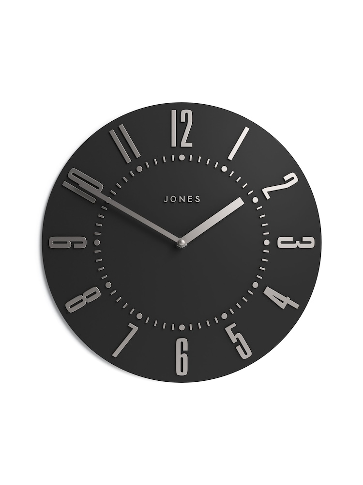 Jones Clocks Blizzard Grey Juke Wall Clock - Image 2 of 4
