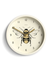 Jones Clocks Linen White Bee Wall Clock - Image 3 of 4