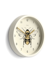 Jones Clocks Linen White Bee Wall Clock - Image 4 of 4