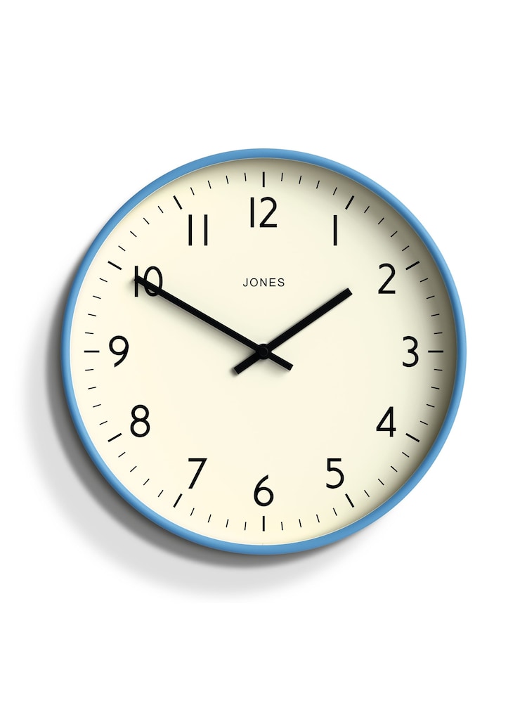 Jones Clocks Mid Blue Jam Wall Clock - Image 2 of 4
