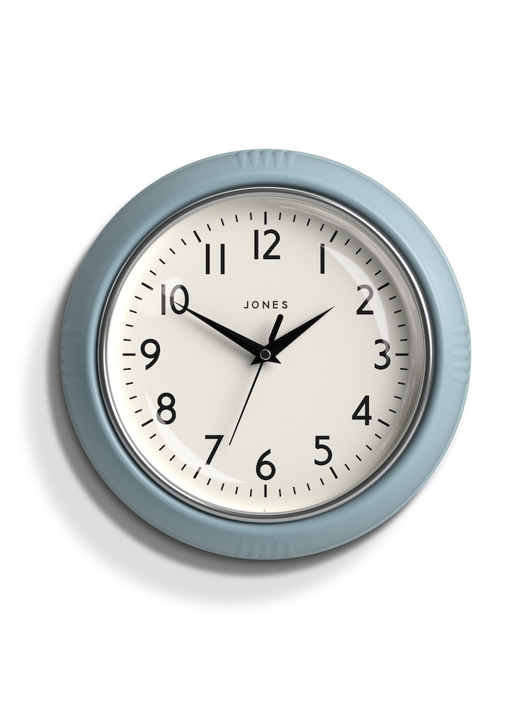Jones Clocks Clear Blue Ketchup Retro Wall Clock - Image 2 of 3
