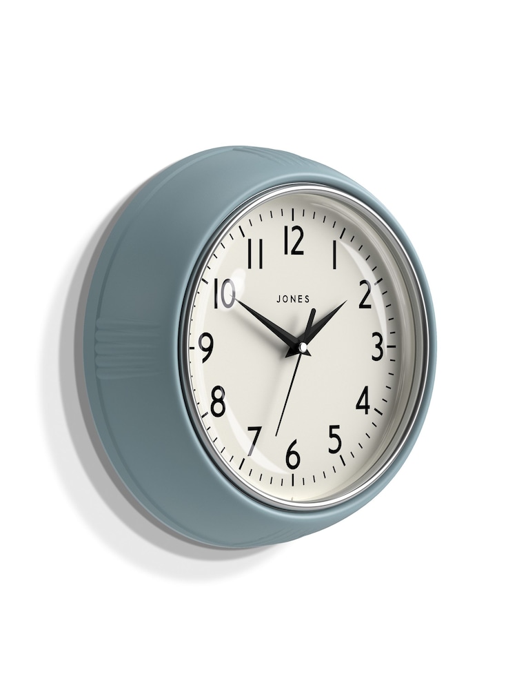 Jones Clocks Clear Blue Ketchup Retro Wall Clock - Image 3 of 3