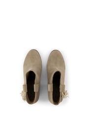 Botas estilo western TOMS Natural Constance en ante color duna - Imagen 4 de 5