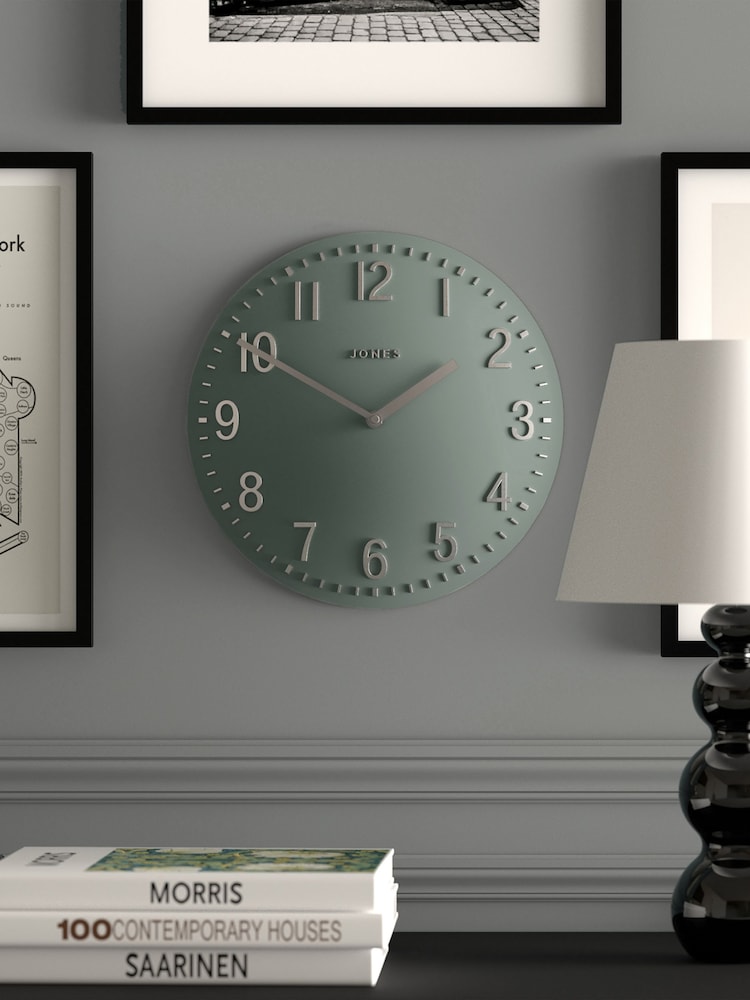 Jones Clocks Asparagus Green Chilli Wall Clock - Image 1 of 4