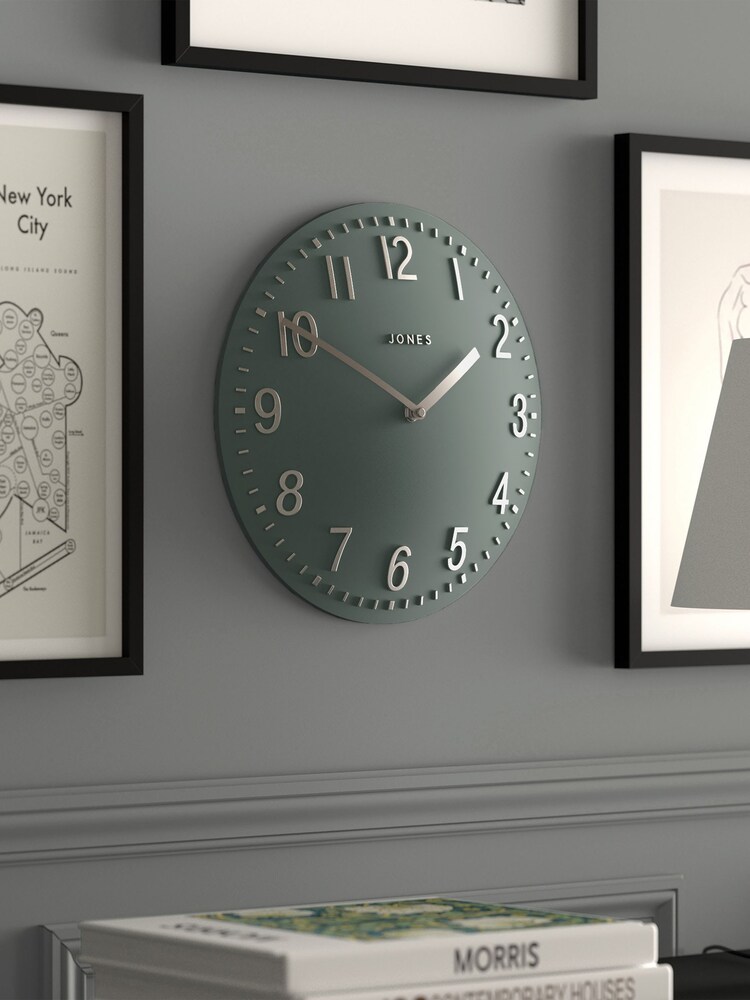 Jones Clocks Asparagus Green Chilli Wall Clock - Image 4 of 4