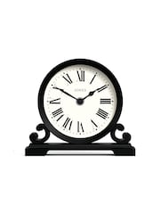 Jones Clocks Black Saloon Roman Numeral Mantel Clock - Image 2 of 4