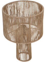 Libra Interiors Metal Gold/Jute Natural Natrang Mini Table Lamp with Shade - Image 3 of 4