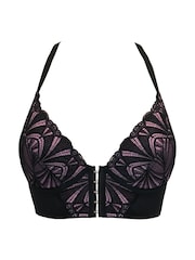 Pour Moi Black New Romance Front Fastening Bralette - Image 3 of 4