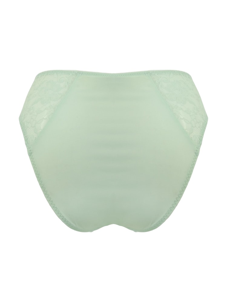 Pour Moi Green High Leg Rebel Deep Briefs - Image 4 of 4