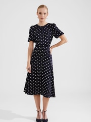 Hobbs Blue Christina Dress - Image 1 of 4