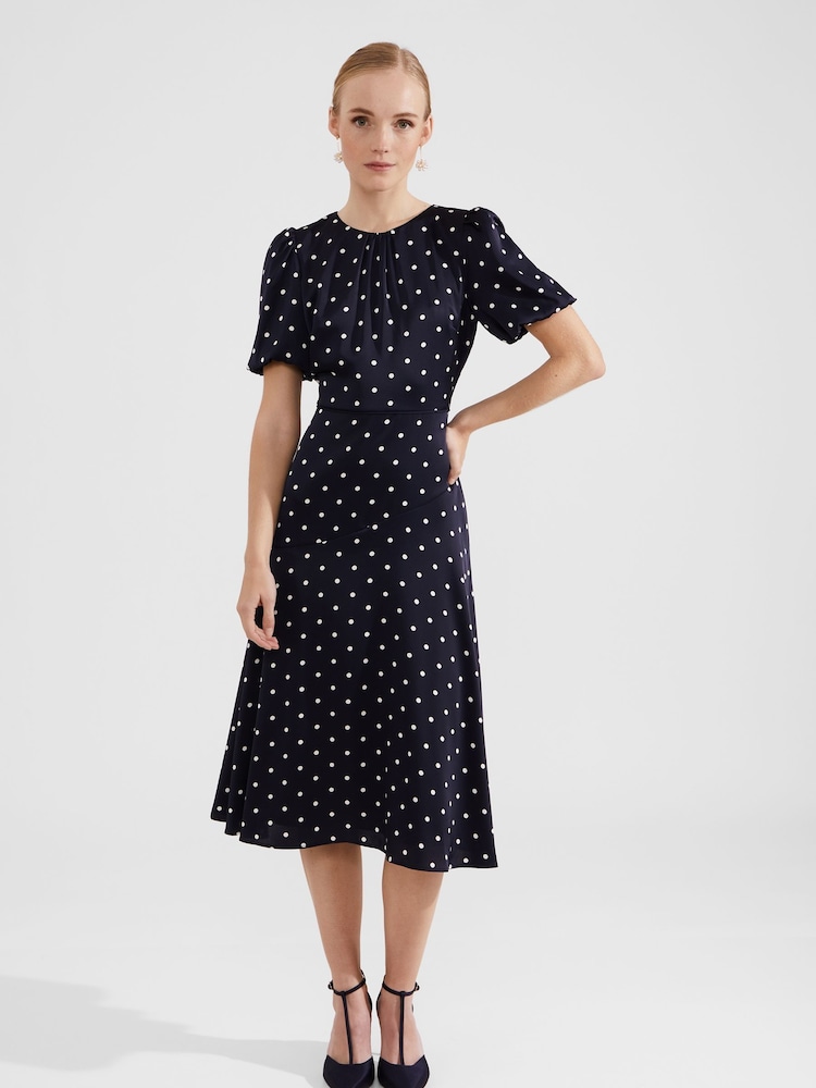 Hobbs Blue Christina Dress - Image 1 of 4
