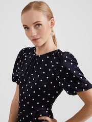 Hobbs Blue Christina Dress - Image 3 of 4
