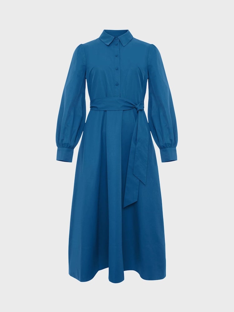 Hobbs Blue Petite Ivana Dress - Image 4 of 4