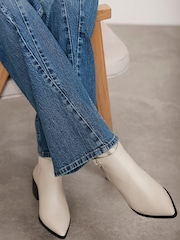Mint Velvet Blue Seam Detail Jeans - Image 6 of 9