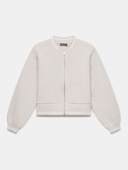 Mint Velvet Cream Bomber Jacket - Image 6 of 8